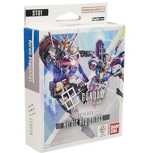 Gundam card game st01 heroic - game,
