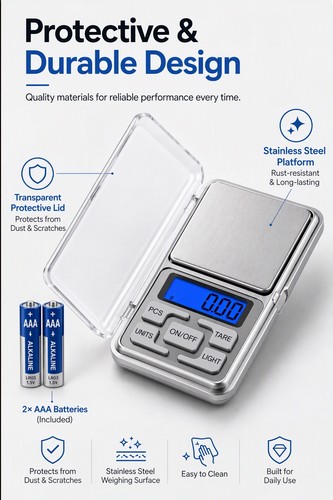 Digitale feinwaage 200g 01g - feinwaage, 200g/0,01g