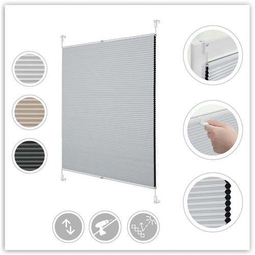 Thermo plissee klemmfix ohne - klemmfix,
